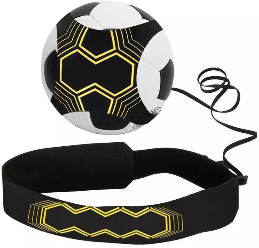 Elastischer Trainingsgurt für Fußball Gelb / Schwarz