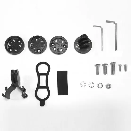 Support Fixe Pour Ordinateur De Vélo – Compatible Garmin, Bryton, Wahoo – Plastique, Noir Ou Bleu, 5 G